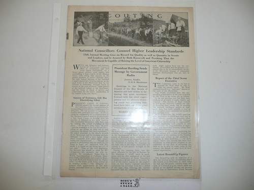 1923, July Scouting Magazine Vol 11 #8