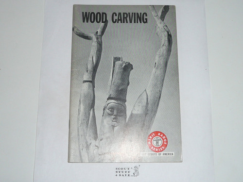 Wood Carving Merit Badge Pamphlet, Type 7, Full Picture, 1-70 Printing