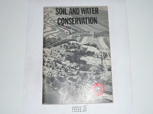 Soil and Water Conservation Merit Badge Pamphlet, Type 7, Full Picture, 12-68 Printing