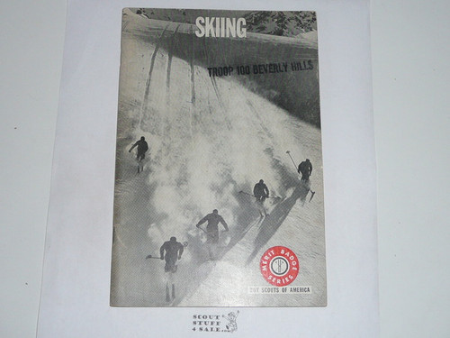 Skiing Merit Badge Pamphlet, Type 7, Full Picture, 11-68 Printing