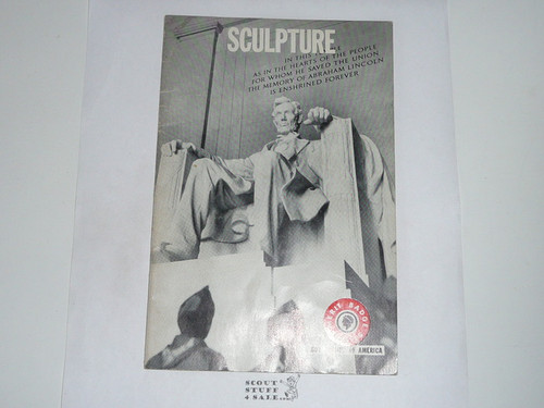 Sculpture Merit Badge Pamphlet, Type 7, Full Picture, 3-69 Printing