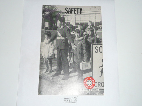 Safety Merit Badge Pamphlet, Type 7, Full Picture, 6-68 Printing