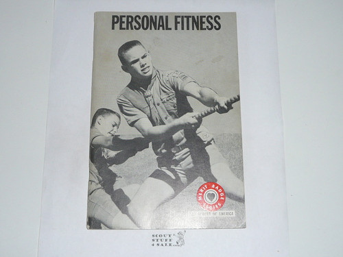 Personal Fitness Merit Badge Pamphlet, Type 7, Full Picture, 5-66 Printing