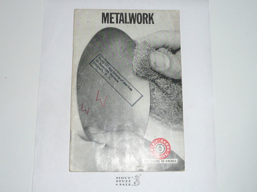 Metalwork Merit Badge Pamphlet, Type 7, Full Picture, 5-72 Printing