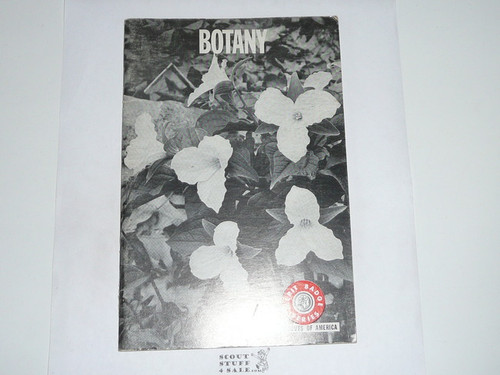 Botany Merit Badge Pamphlet, Type 7, Full Picture, 5-71 Printing