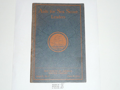 Aids For Sea Scout Leaders, 1928 Printing, Boy Scout Service Library