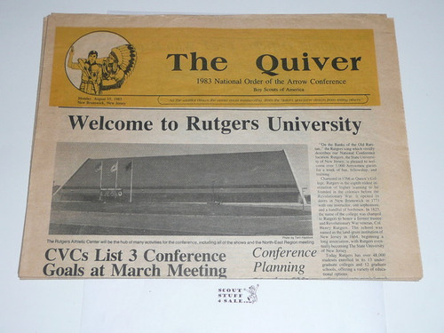 1983 National Order of the Arrow Conference Newspaper, Complete The Quiver 1-5