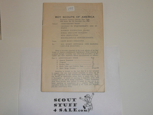 1926 Professional Bulletin, 62 Pages