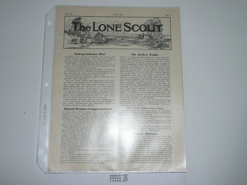 1938, July The Lone Scout Magazine