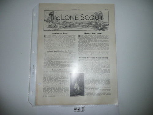 1937, January The Lone Scout Magazine