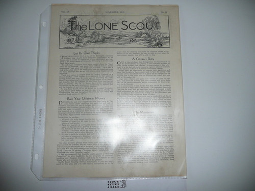 1935, November The Lone Scout Magazine