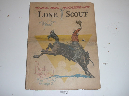 1921 Lone Scout Magazine, April, Vol 10 #11