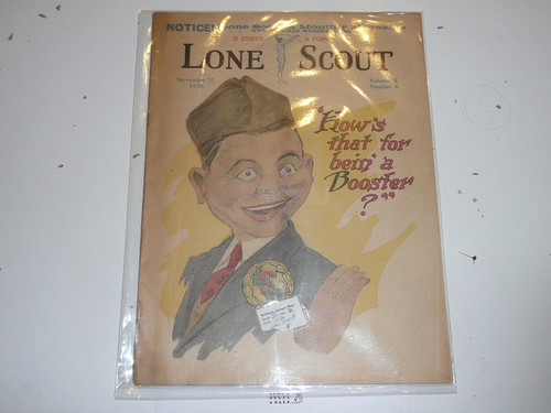 1920 Lone Scout Magazine, November 27, Vol 10 #6