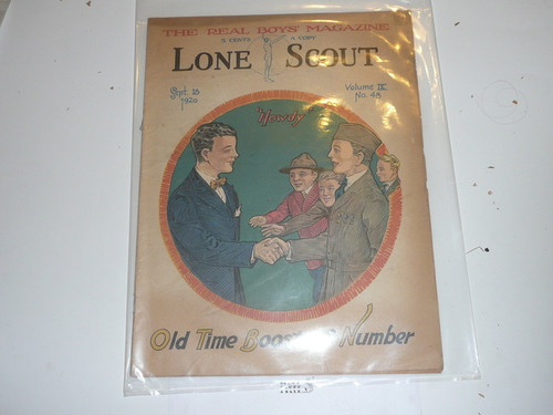 1920 Lone Scout Magazine, September 18, Vol 9 #48