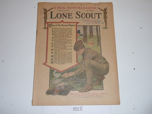 1919 Lone Scout Magazine, September 13, Vol 8 #47