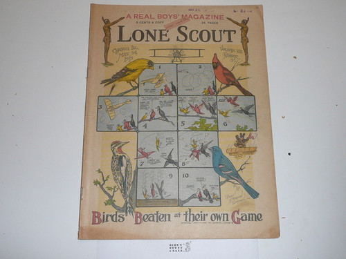 1919 Lone Scout Magazine, May 24, Vol 8 #31
