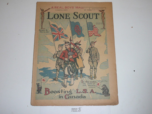 1919 Lone Scout Magazine, February 15, Vol 8 #17