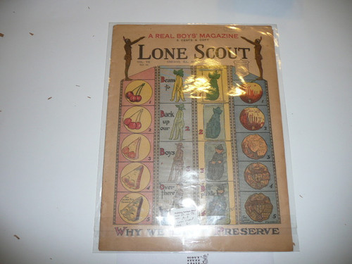 1918 Lone Scout Magazine, August 03, Vol 7 #41