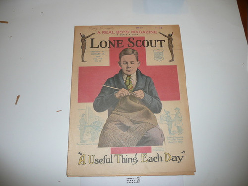 1918 Lone Scout Magazine, January 12, Vol 7 #12