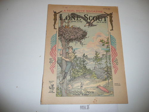 1917 Lone Scout Magazine, April 21, Vol 6 #26