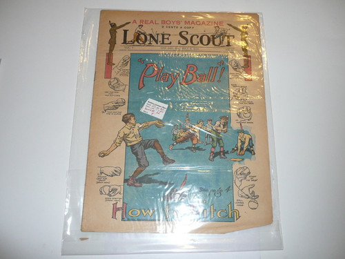 1916 Lone Scout Magazine, July 08, Vol 5 #37