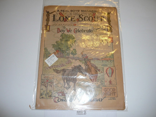 1916 Lone Scout Magazine, July 01, Vol 5 #36