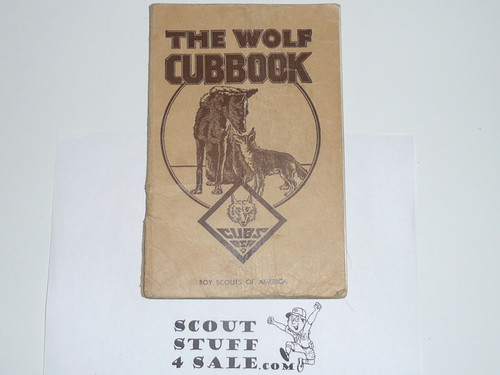 1943 Wolf Cub Scout Handbook, 3-46 Printing