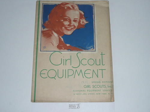 1938 Spring Girl Scout Equipment Catalog