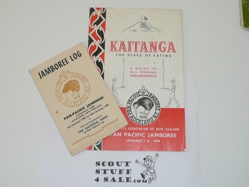 1959 Pan Pacific Jamboree Cookbook and Jamboree Log Book