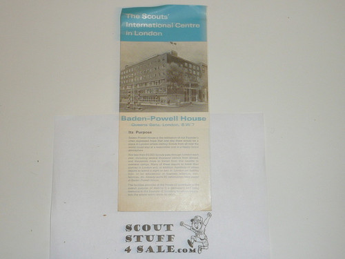 1950's Brochure for Baden Powell House