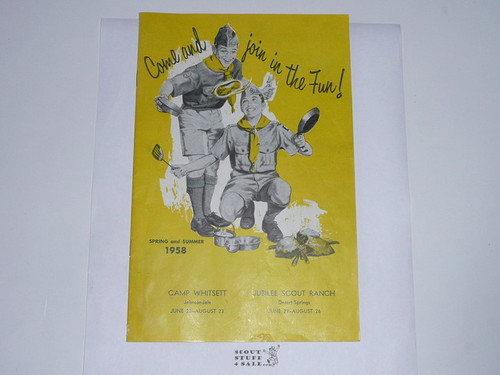 1958 Spring/Summer Boy Scout Equipment Catalog 12390