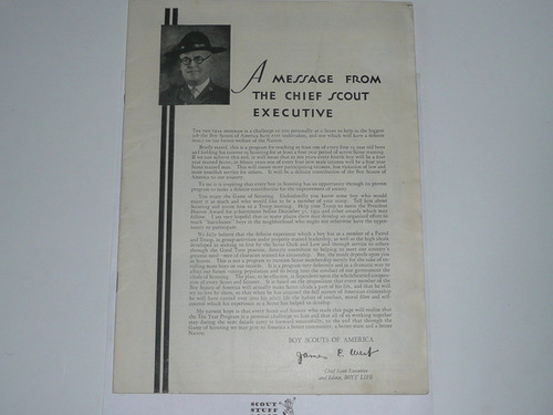 1932 Boy Scout Equipment Catalog, Missing Cover