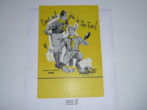 1958 Spring/Summer Boy Scout Equipment Catalog