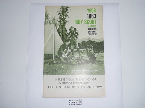 1963 Spring and Summber Equipment Catalog