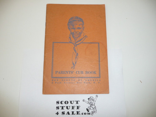 1938 Parent's Cub Book, 11-38 Printing