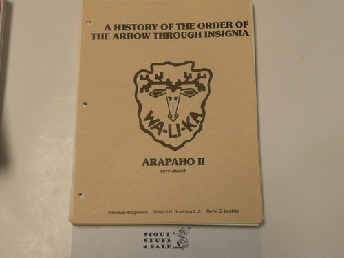Arapaho II Supplement, By Hoogeveen Breithaupt and Leubitz, 1988