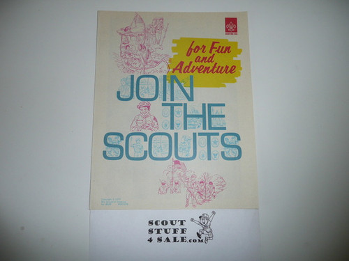 1977 Join the Scouts Comic Book 10-78 Printing