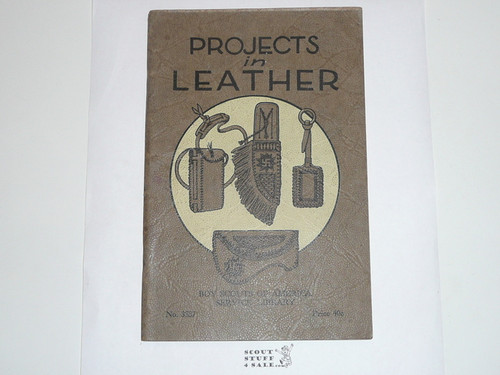 Projects in Leather, 1930 Printing, Boy Scout Service Library