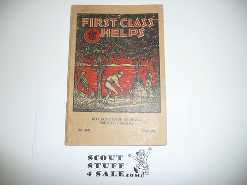 First Class Helps, 1931, Boy Scout Service Library, 12-38 Prtg