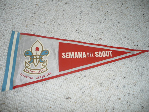 Old Argentinian Boy Scout Pennant #3