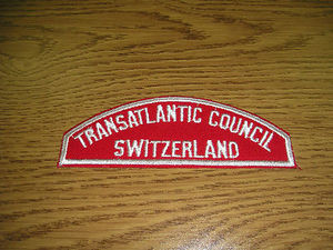 Transatlantic Council SWITZERLAND Red/White Cncl Strip