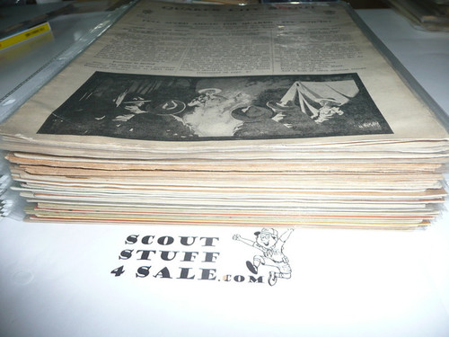 1921-1932 37 Issues of the Quaker City Scout, Monthly Newsletter of Philadelphia Council, Tons of Early Scout, Camp, and Early Order of the Arrow Historical Information, A Few Duplicates Included, Most in Mint Condition