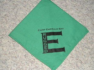 Camp Emerald Bay - Rugged E Neckerchief - Very RARE