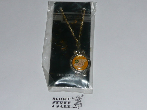 1987-1988 Boy Scout World Jamboree Pendant on Chain