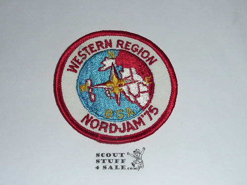 1975 Boy Scout World Jamboree Western Region Contingent Patch