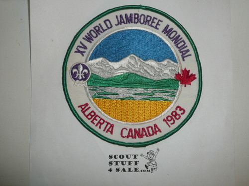 1983 Boy Scout World Jamboree Official Jacket Patch