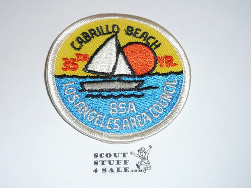 Cabrillo Beach Scout Camp, 35th Anniversary Camp Patch, LAAC
