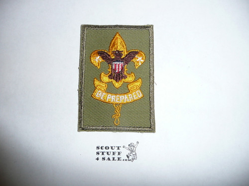 First Class Rank Patch - 1956-1971 - Coarse Twill Type 10a - used #2