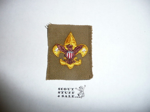 Tenderfoot Rank Patch - 1942-1945 - Fine Twill Type 5B #2