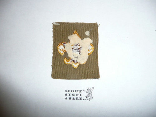 Tenderfoot Rank Patch - 1942-1945 - Fine Twill Type 5B #2